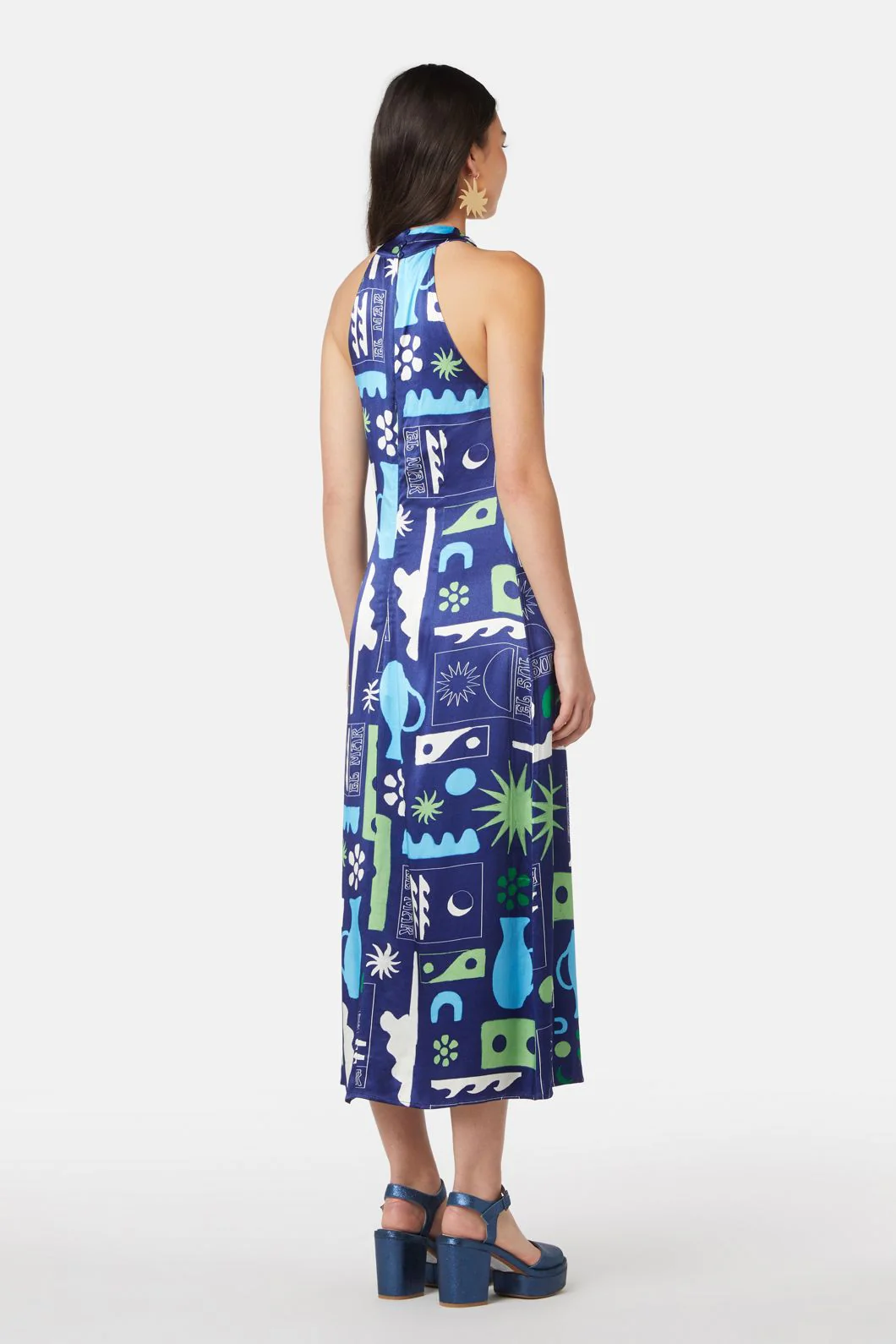 El Verano Halter Slip Dress - Image 5