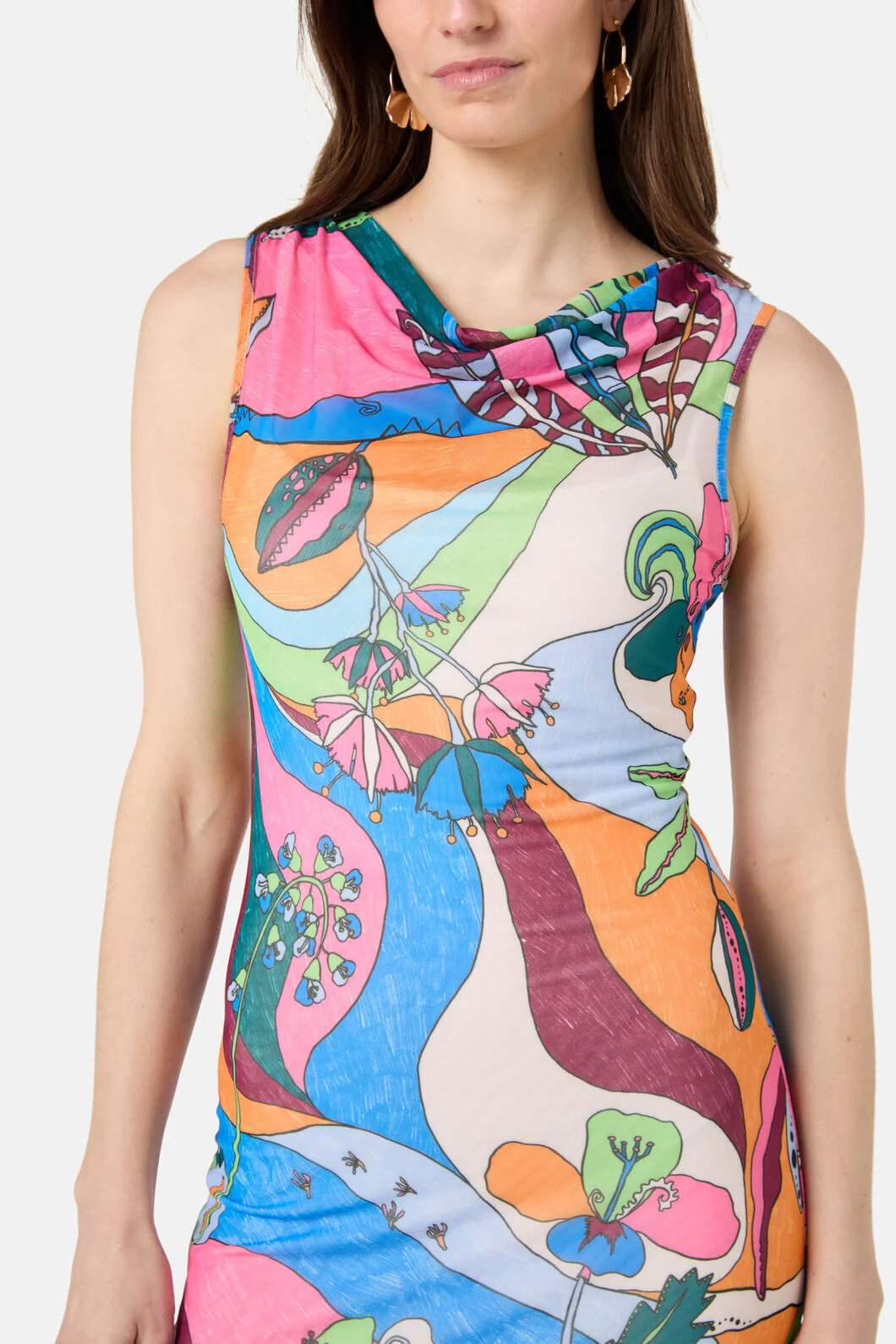 Flora Aurora Mesh Dress - Image 9