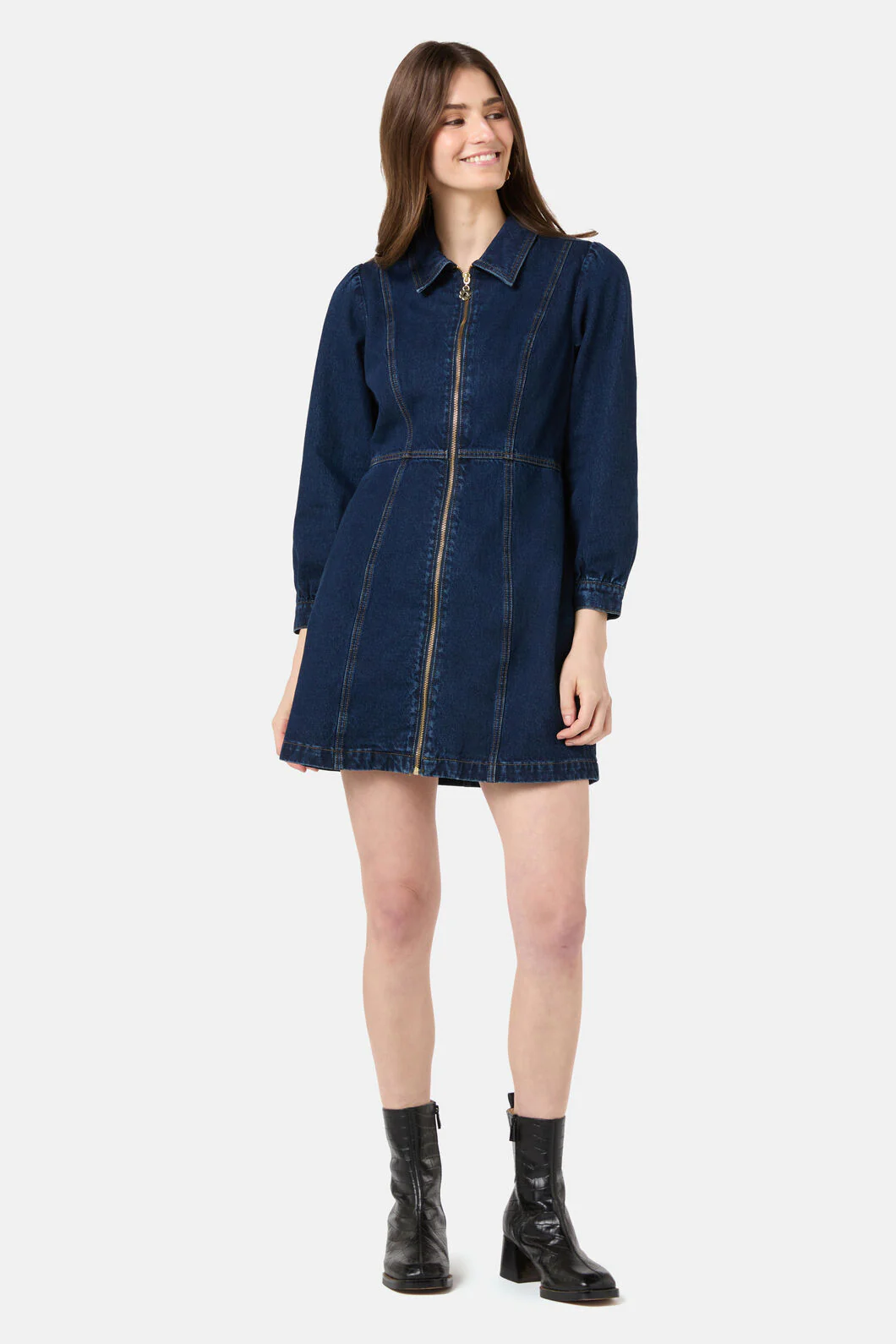 Garden Growers Denim Dress - Image 5