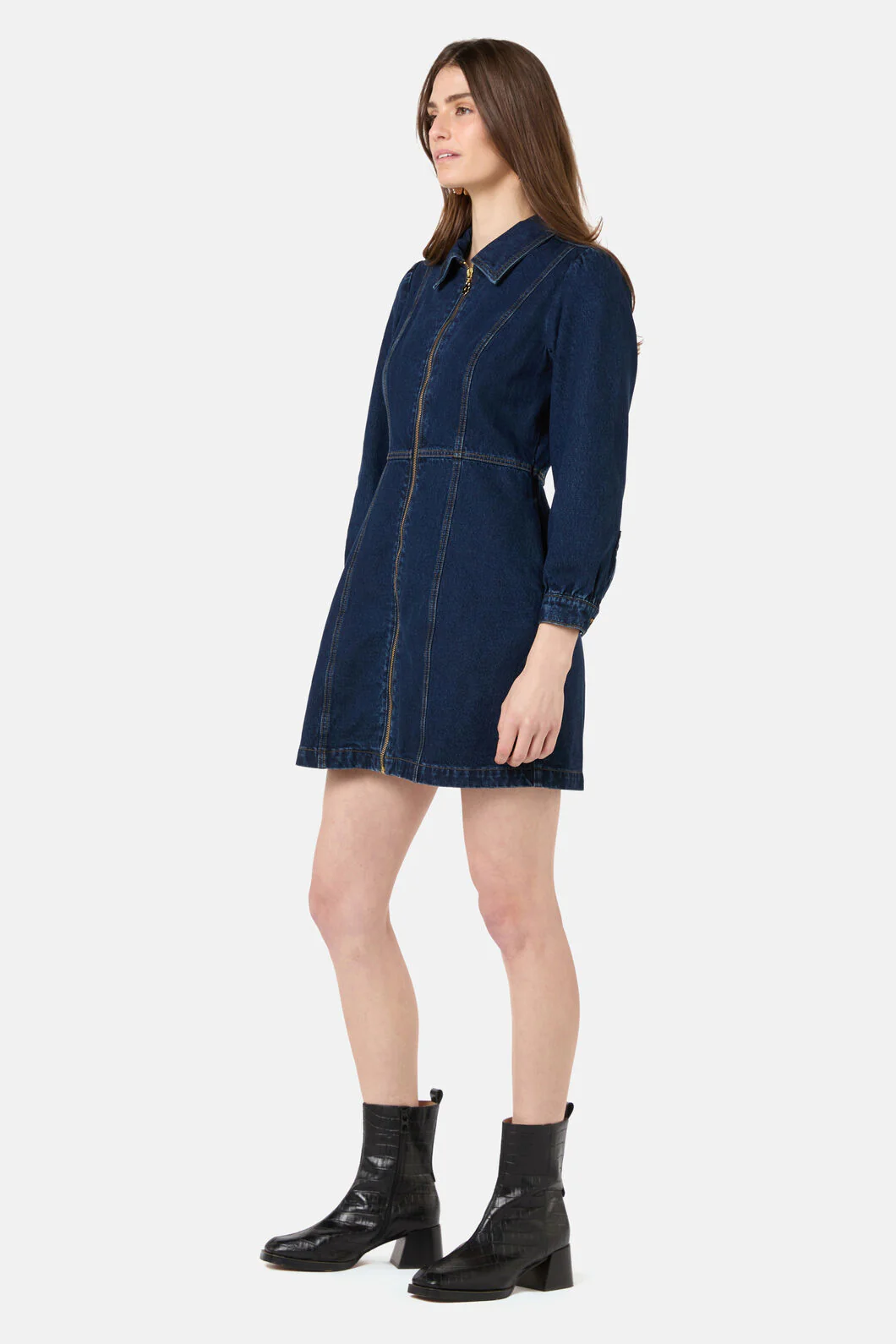 Garden Growers Denim Dress - Image 6