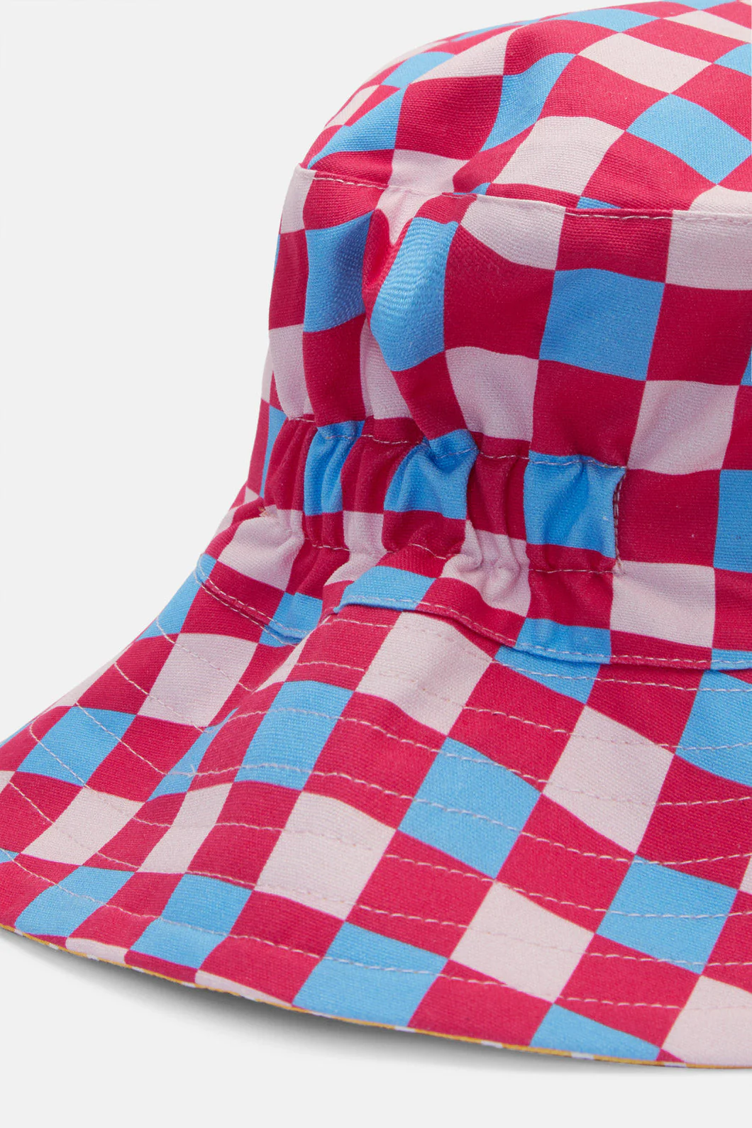 Gingham Bucket Hat - Image 7