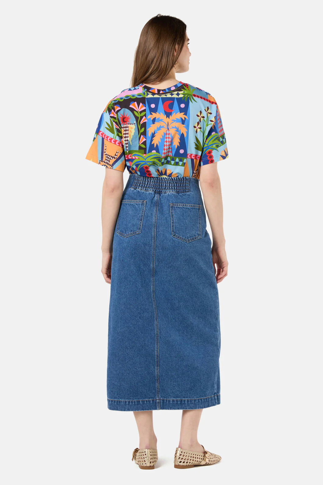 Peyton Denim Midi Skirt - Image 5