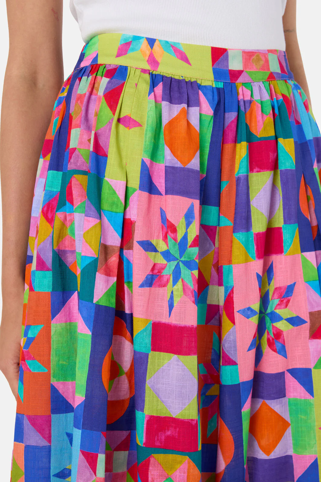 Pinwheel Printed Skort - Image 5