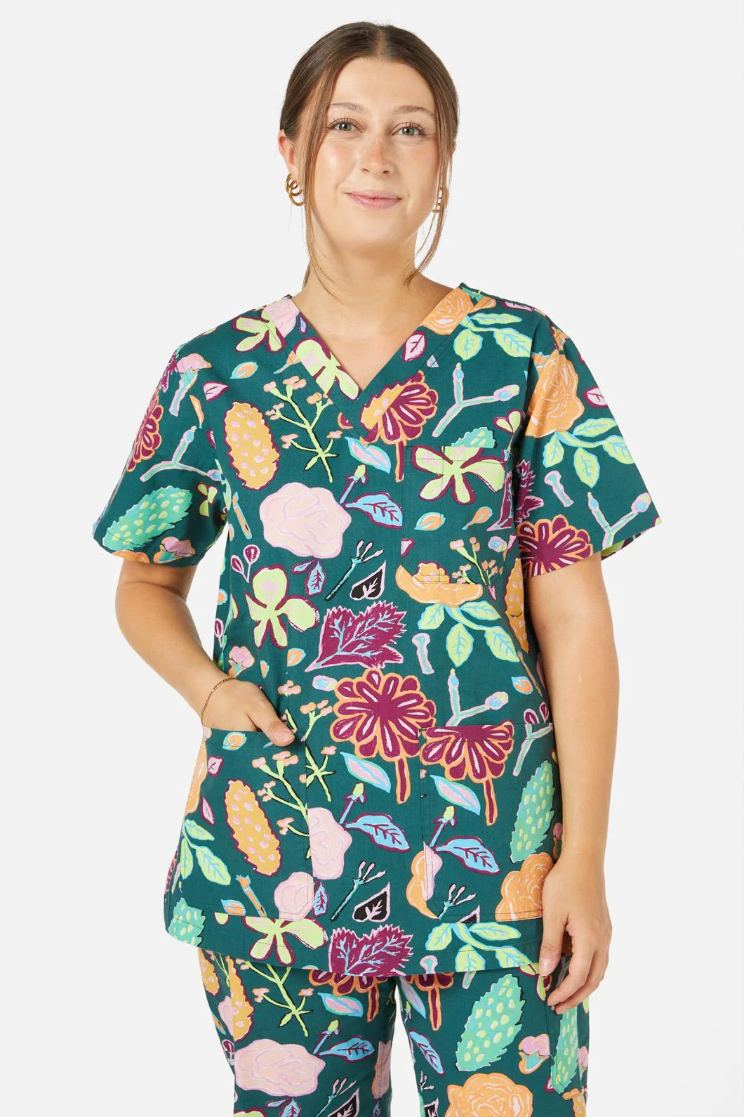 Pitched Petals Scrub Set - Image 10