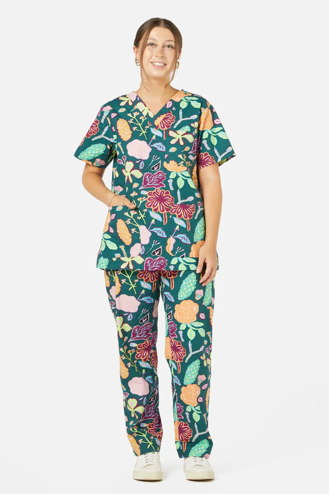 Pitched Petals Scrub Set - Image 7