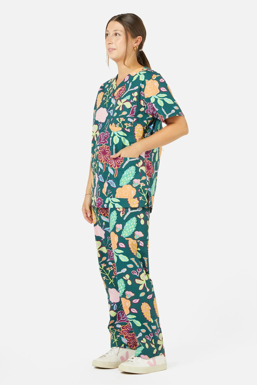 Pitched Petals Scrub Set - Image 8