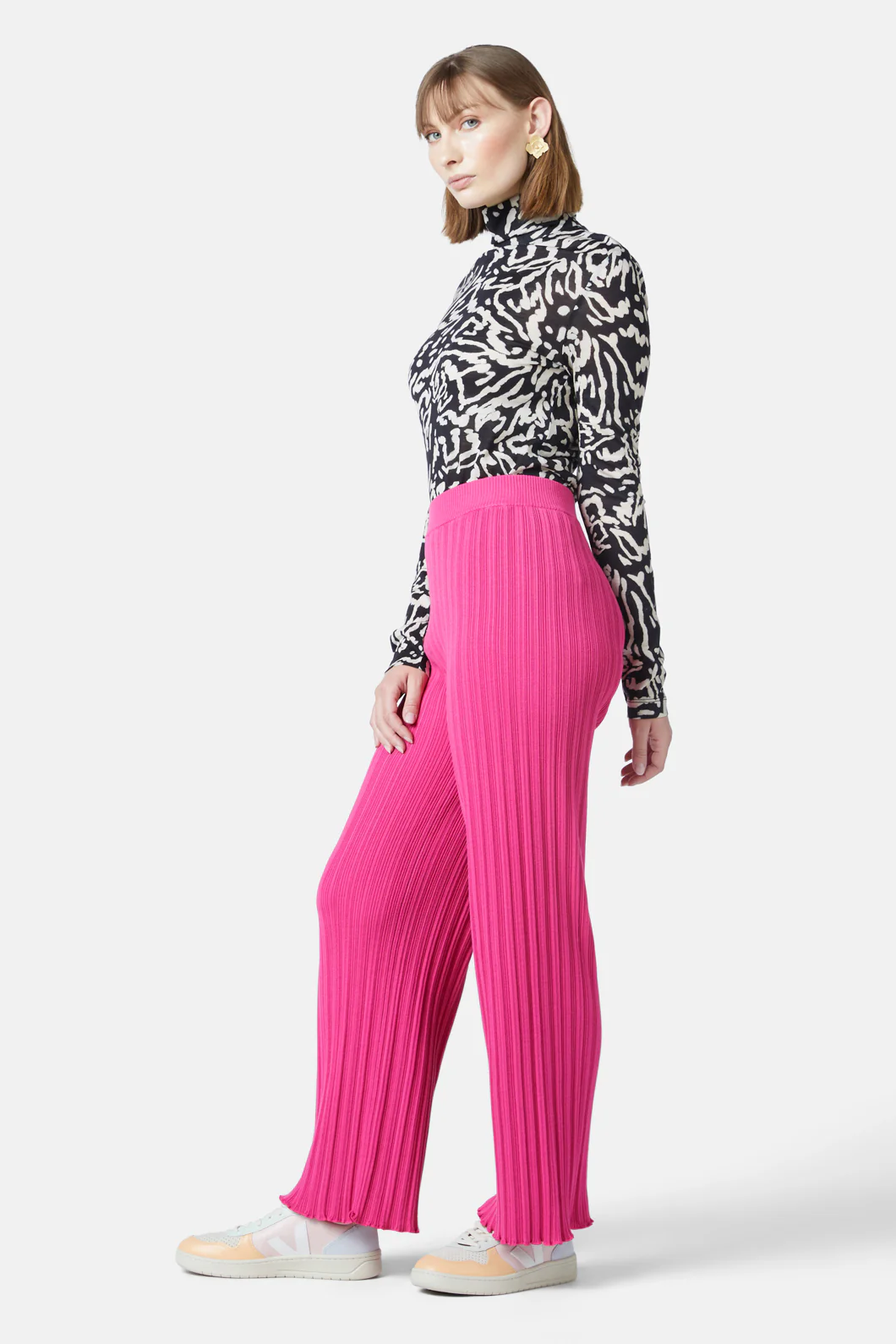 Pleat Knit Pant - Image 3