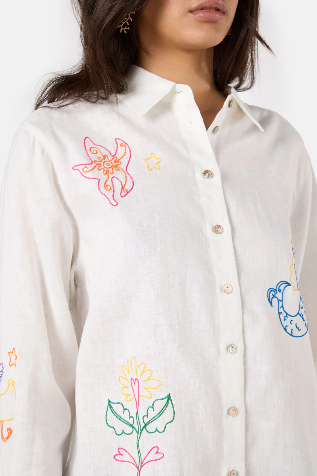 Sirena Emb Shirt - Image 6