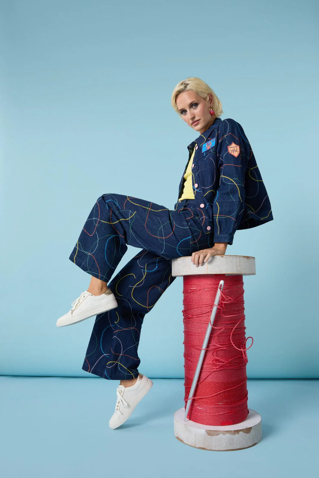 Taking A Trip Embroidered Jean - Image 10