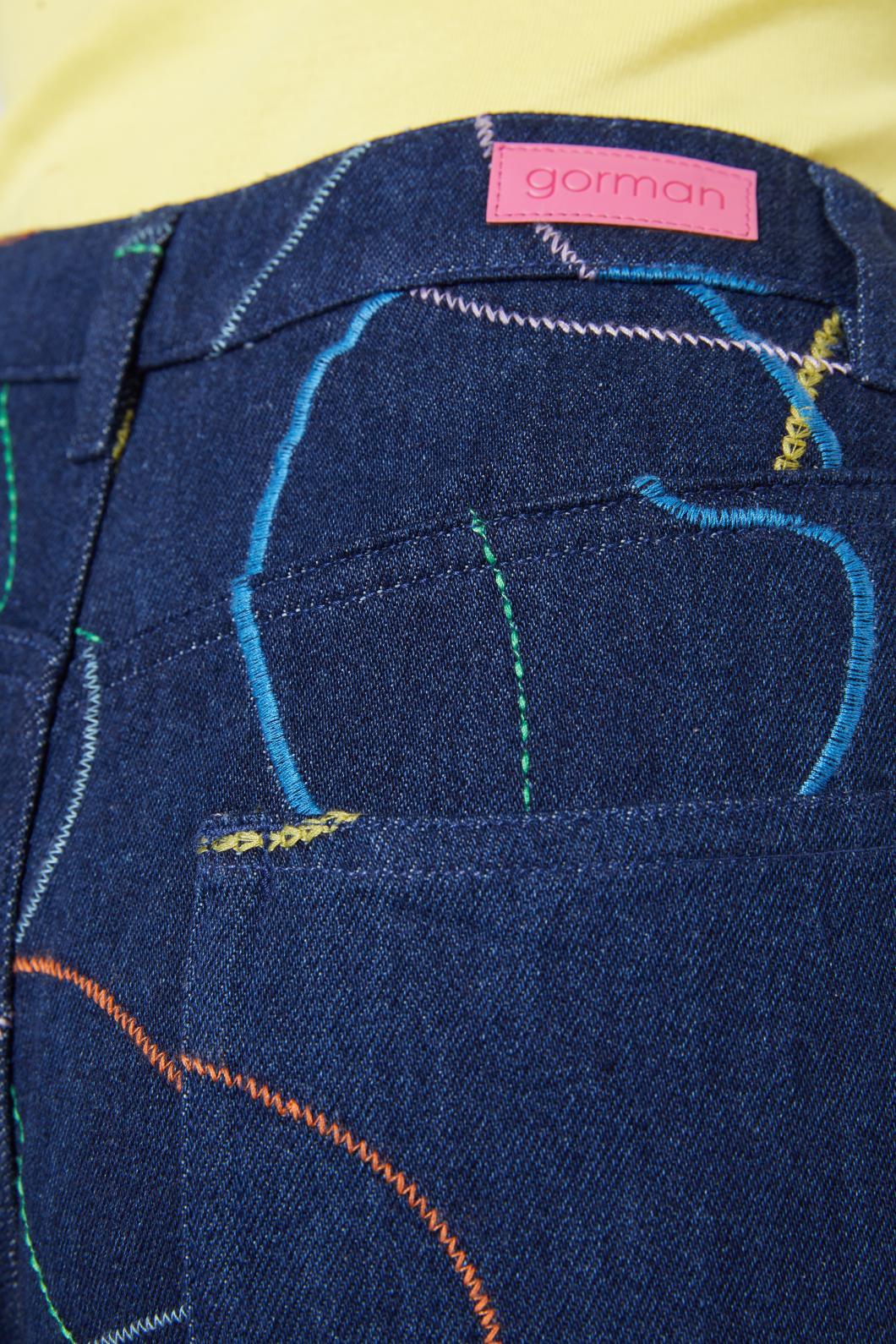 Taking A Trip Embroidered Jean - Image 11