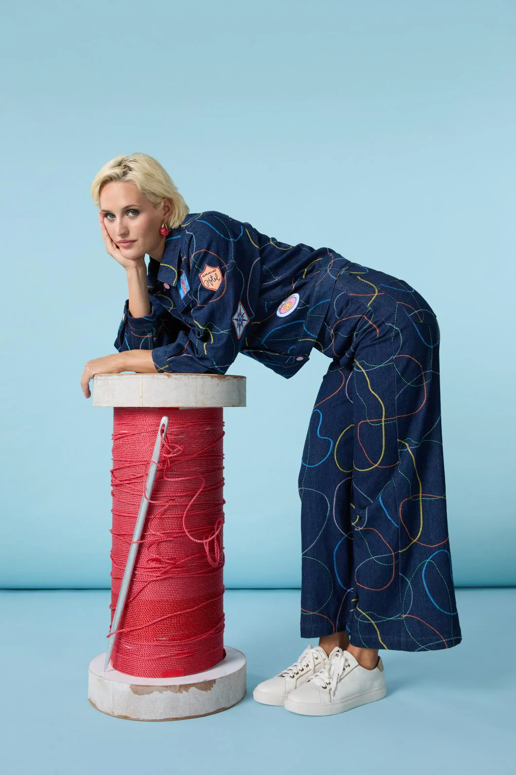 Taking A Trip Embroidered Jean - Image 4