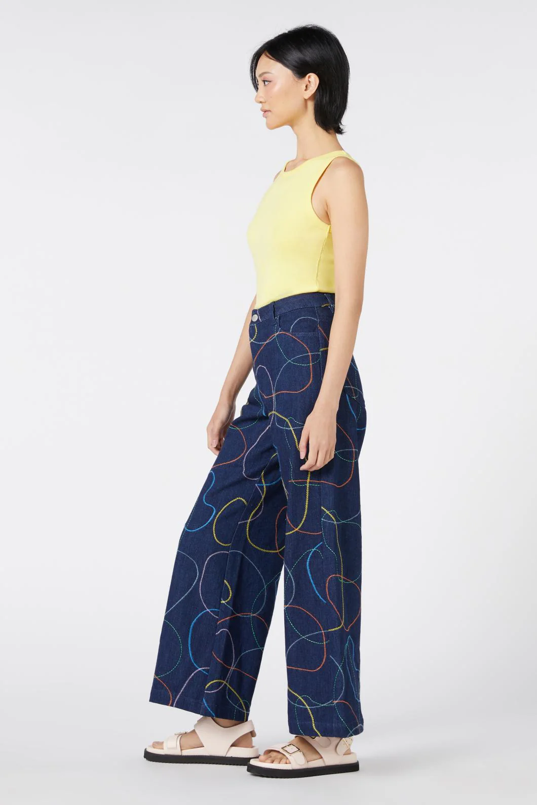 Taking A Trip Embroidered Jean - Image 5