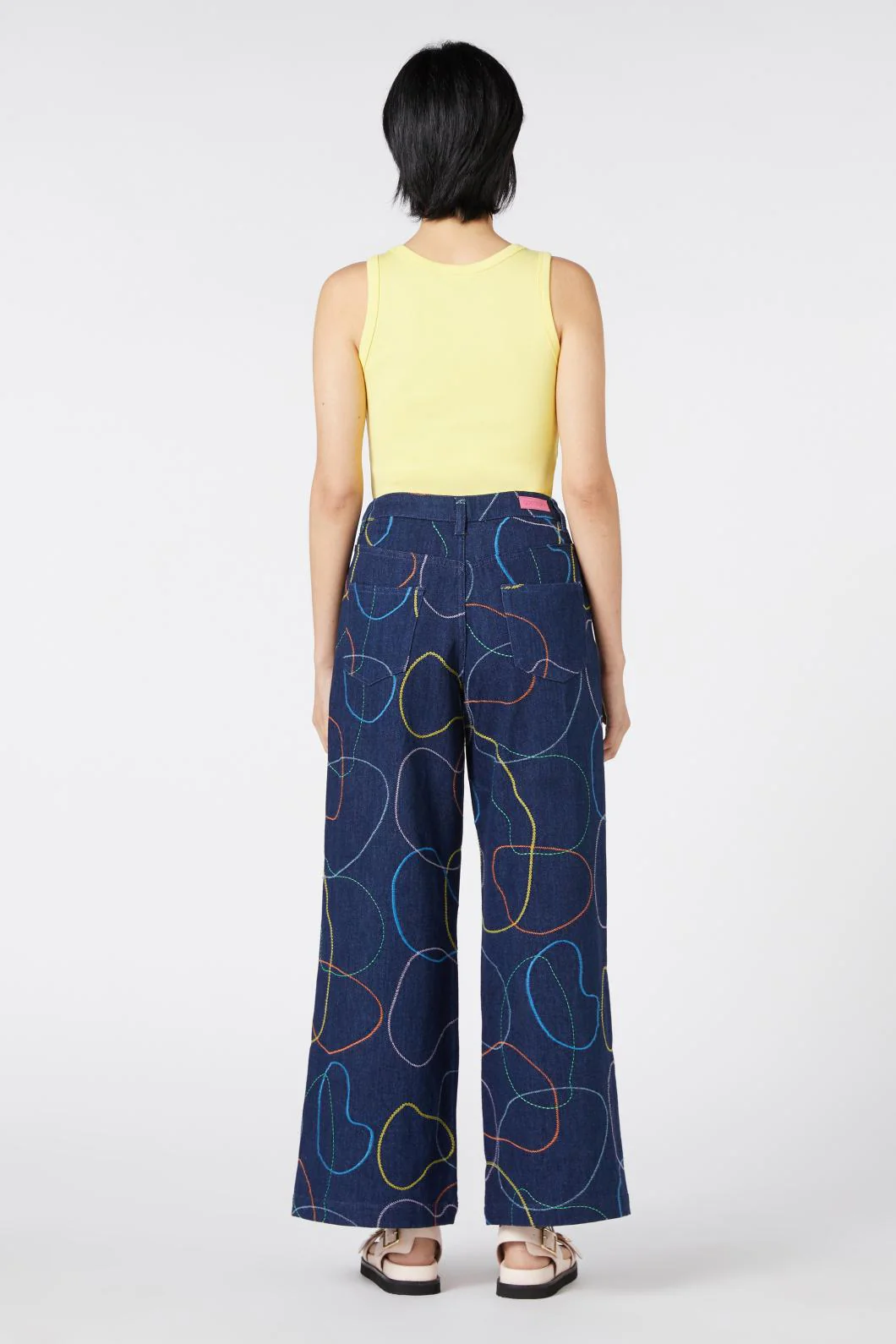 Taking A Trip Embroidered Jean - Image 6