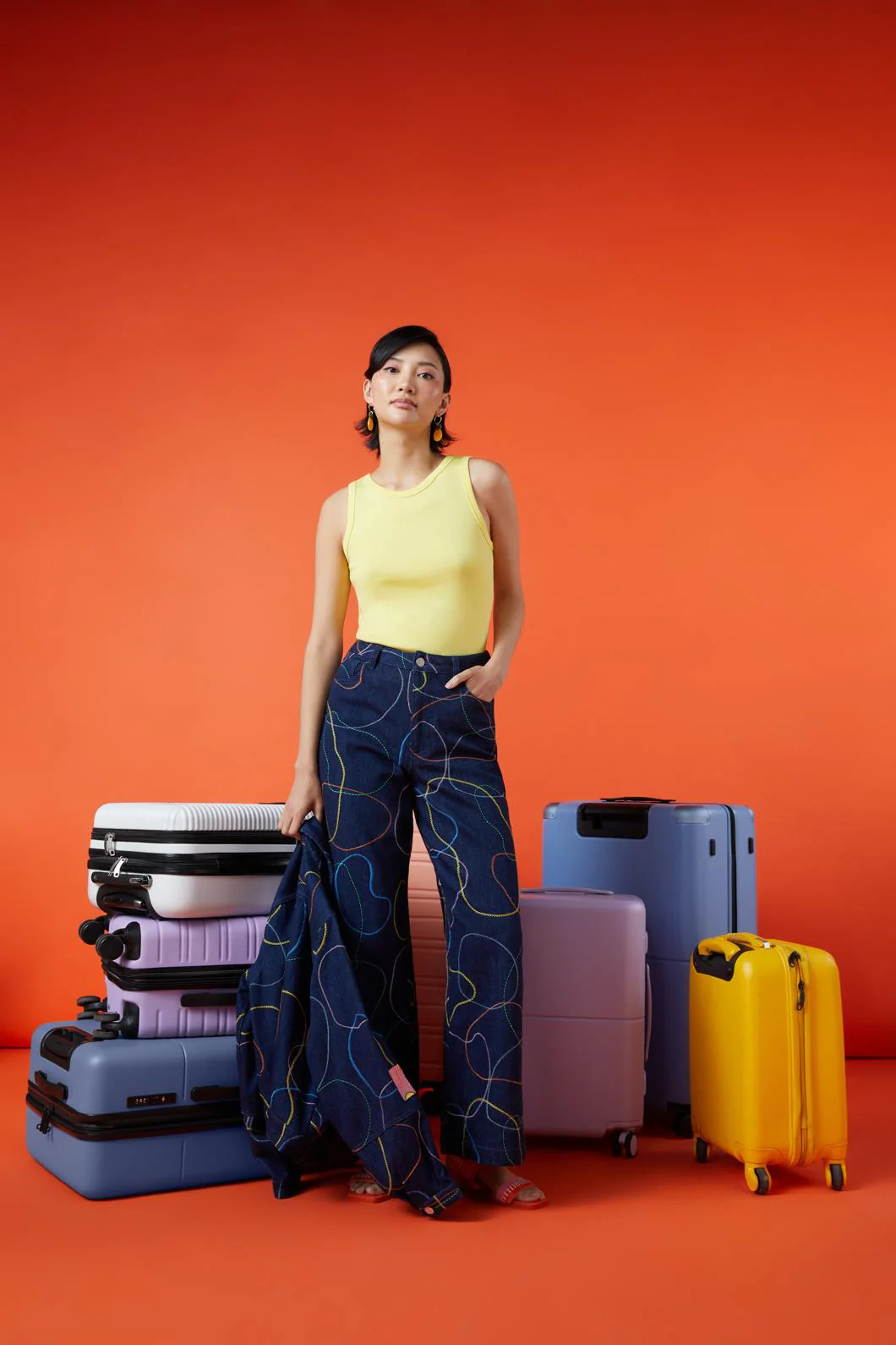 Taking A Trip Embroidered Jean - Image 7