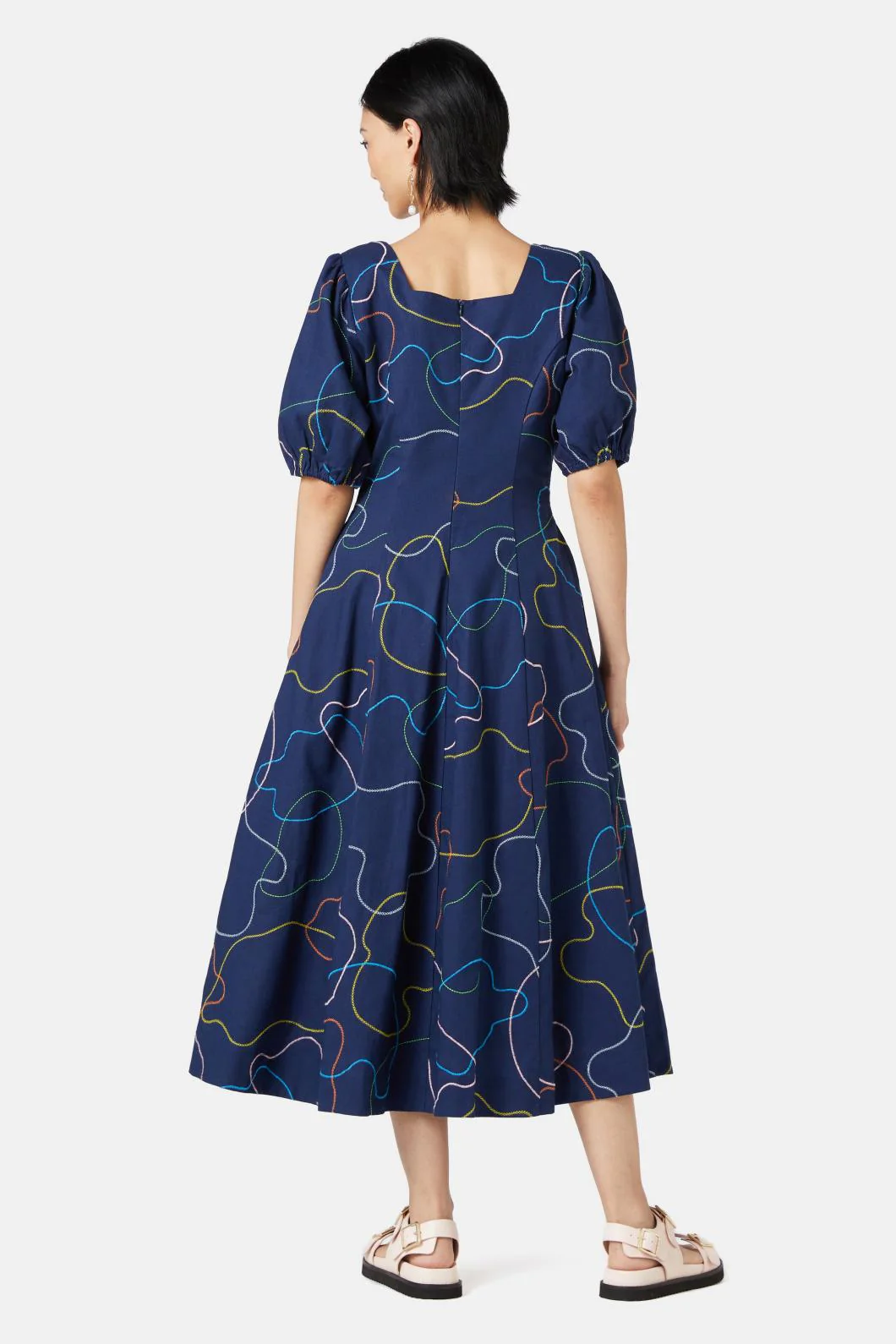 Taking A Trip Embroidered Dress - Image 4