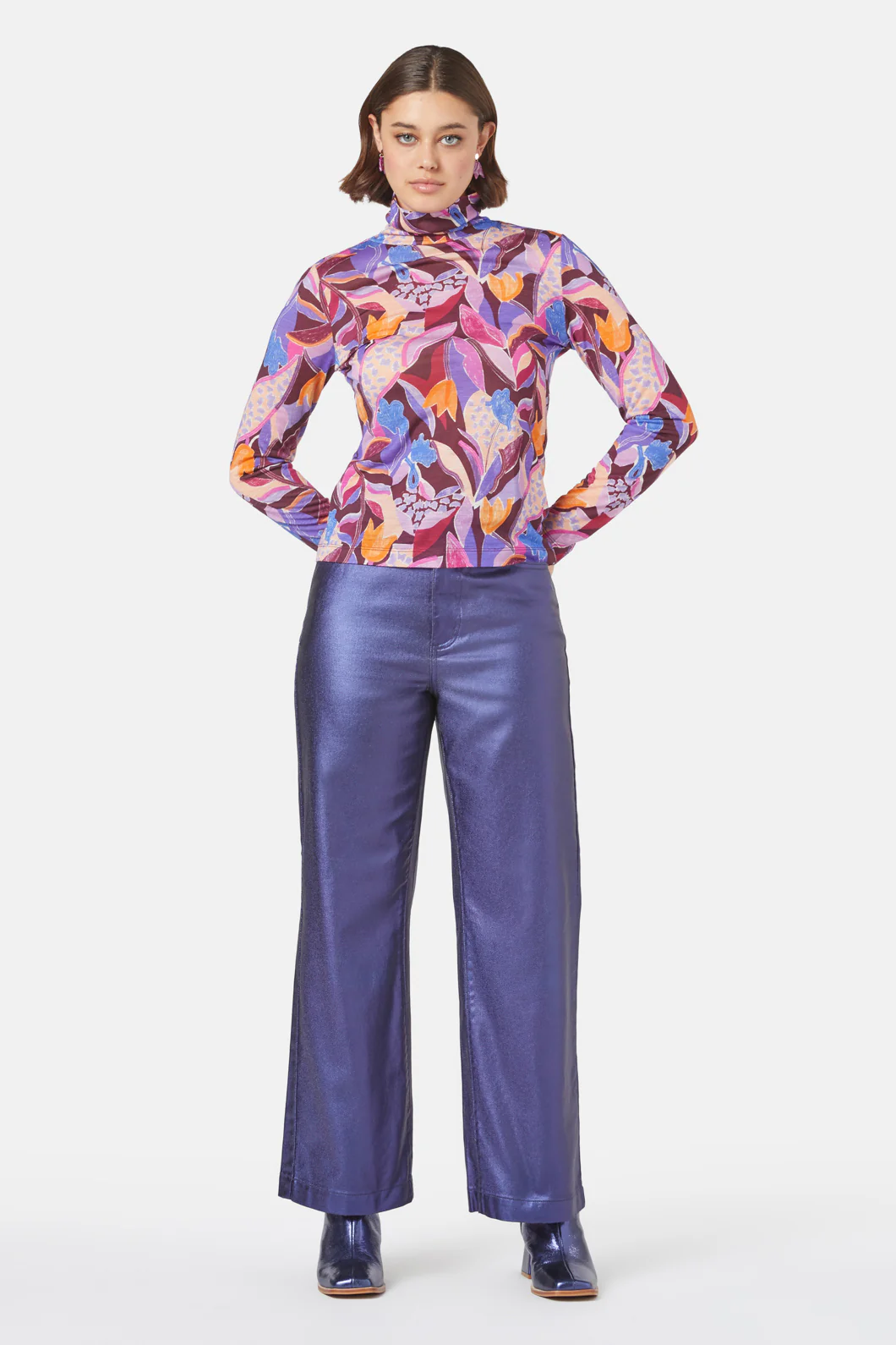 Tender Tulips Polo Top - Image 3