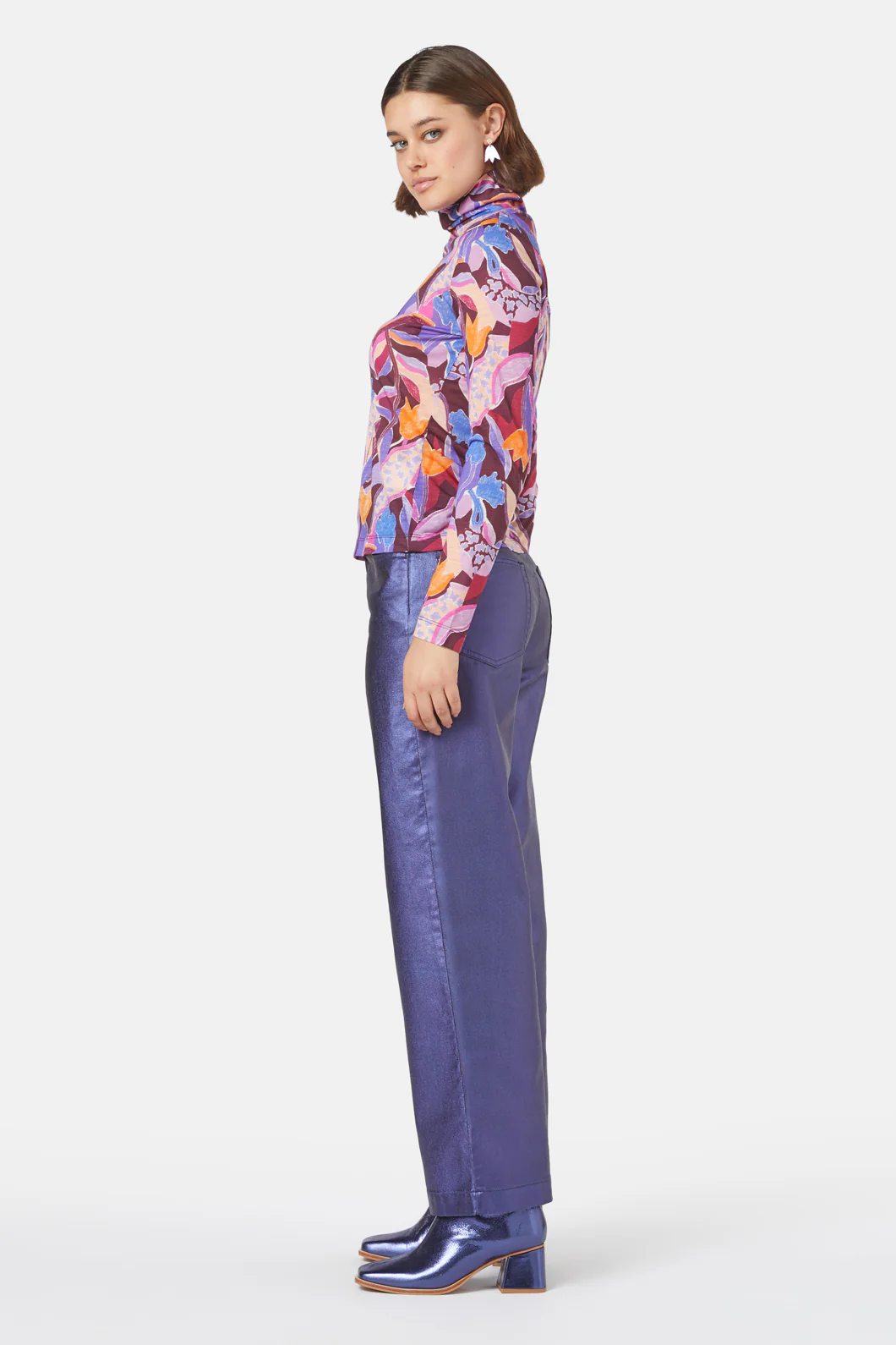 Tender Tulips Polo Top - Image 4