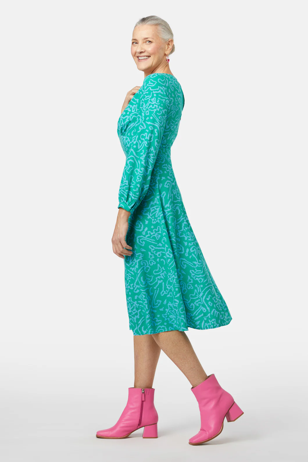 Vase Details Dress - Image 3