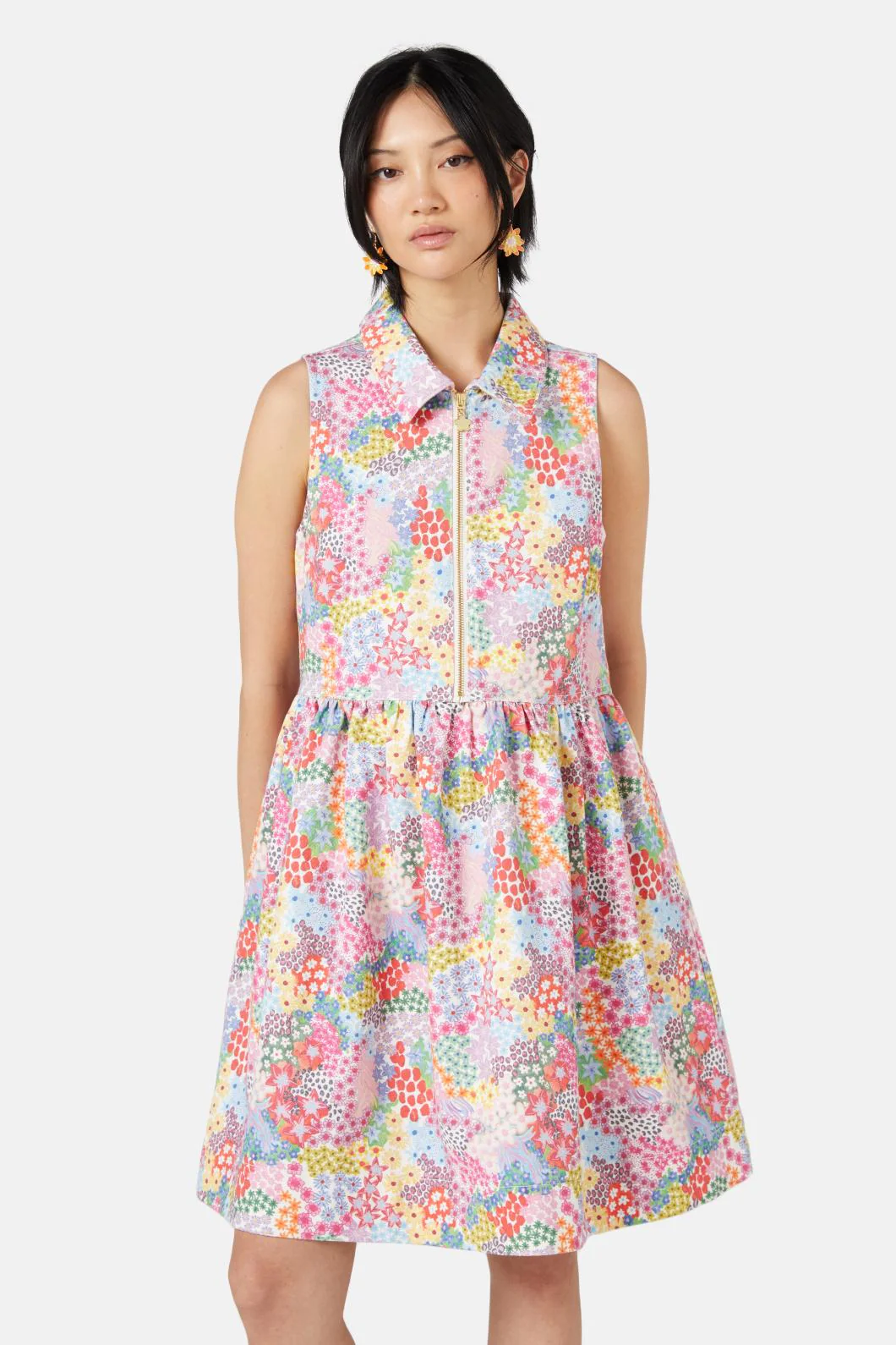 Wild Blossoms Denim Dress - Image 4