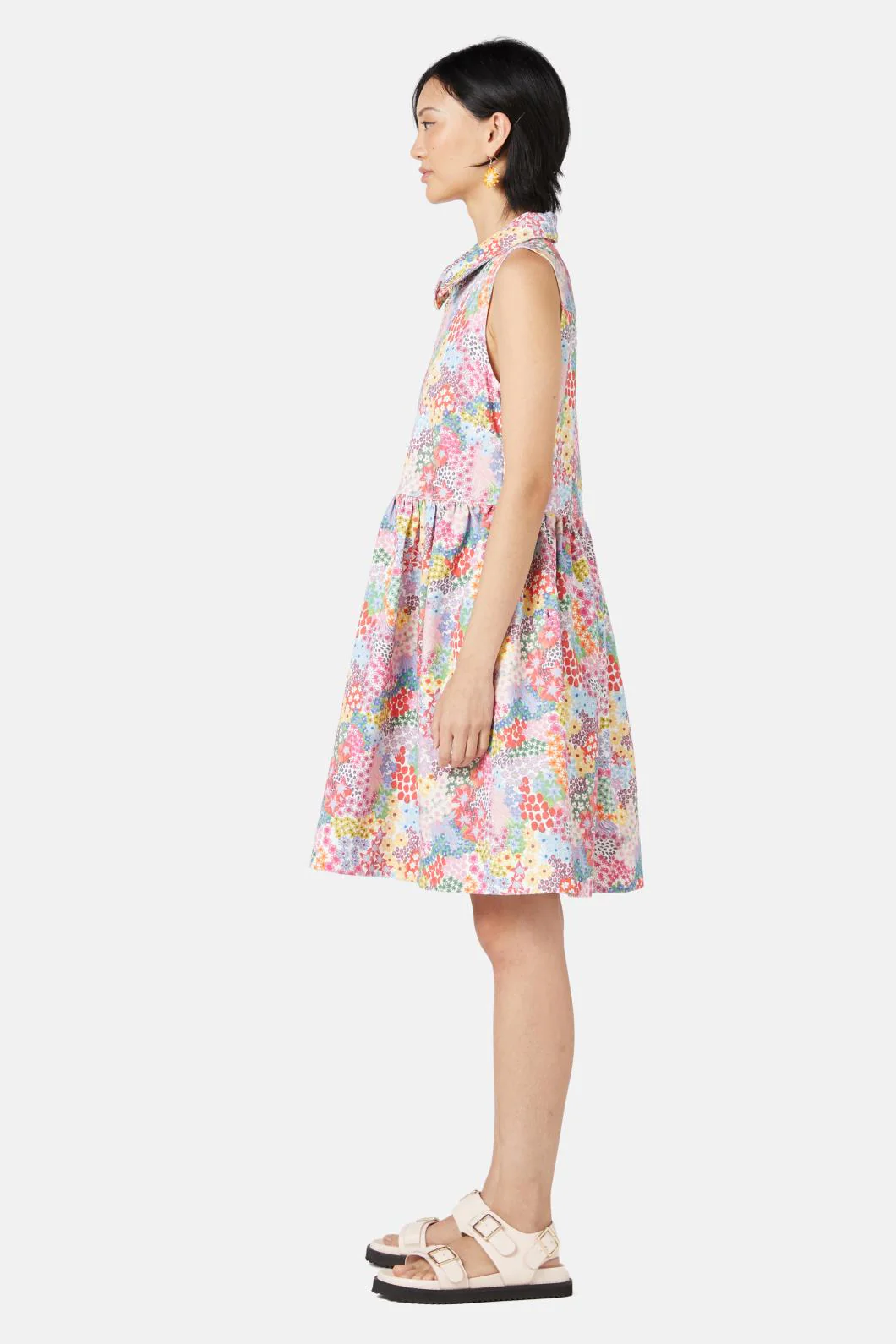Wild Blossoms Denim Dress - Image 5