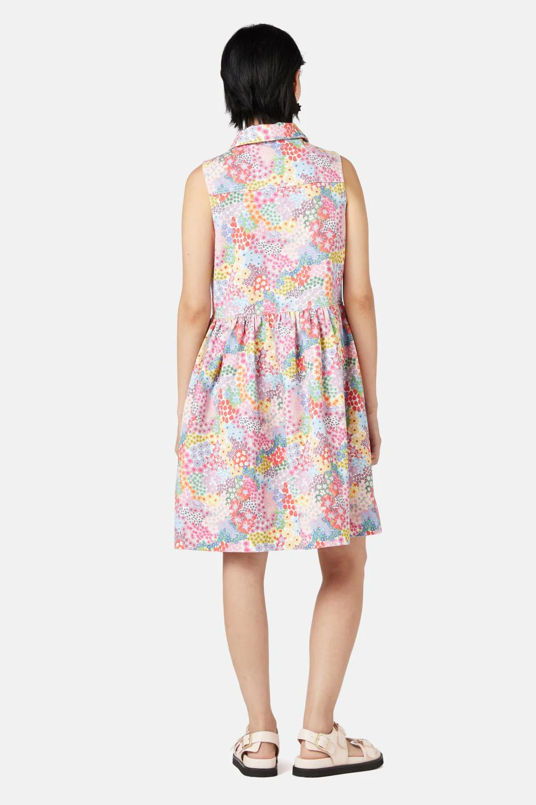 Wild Blossoms Denim Dress - Image 6
